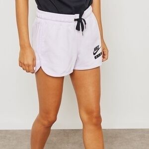 NIKE Air Shorts in Pastel Lavender Color Athletic Short Women's Size Small